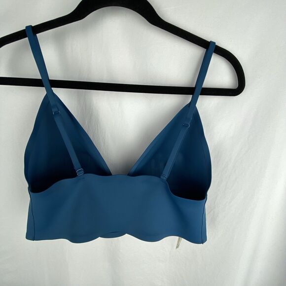 Free People Intimately Womens Size L Exotic Aqua Sage Longline Bralette Stretch - Picture 4 of 9